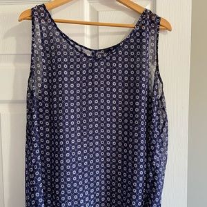 Light blue flower blouse